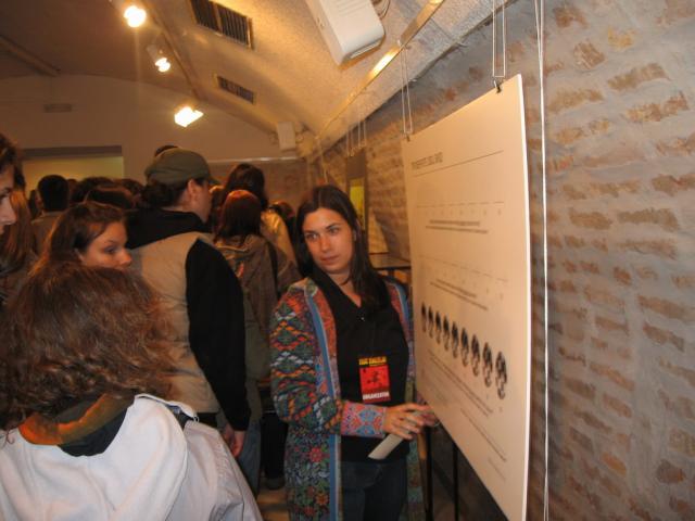 Невена Буђевац у Педагошком музеју.